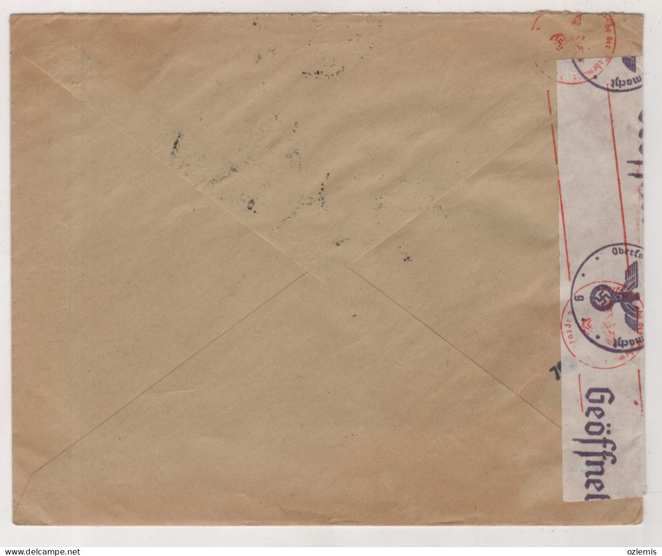 TURKEY,TURKEI,TURQUIE ,ISTANBUL TO DEUTSCHE BANK ,1940 COVER ,CENSOR - Covers & Documents