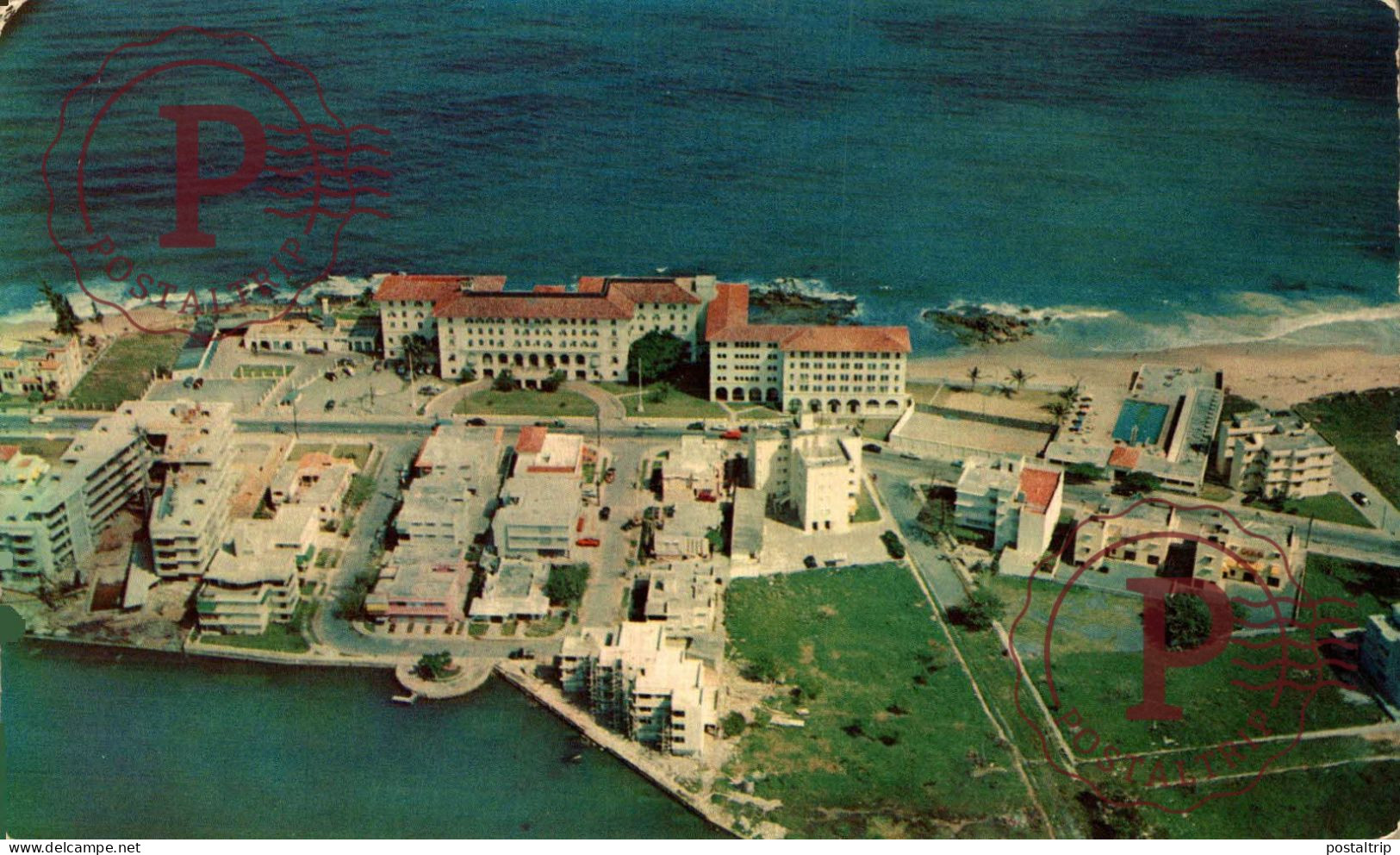 AERIAL VIEW CONDADO BEACH HOTEL SAN JUAN P R PUERTO RICO     PORTUGAL - Puerto Rico