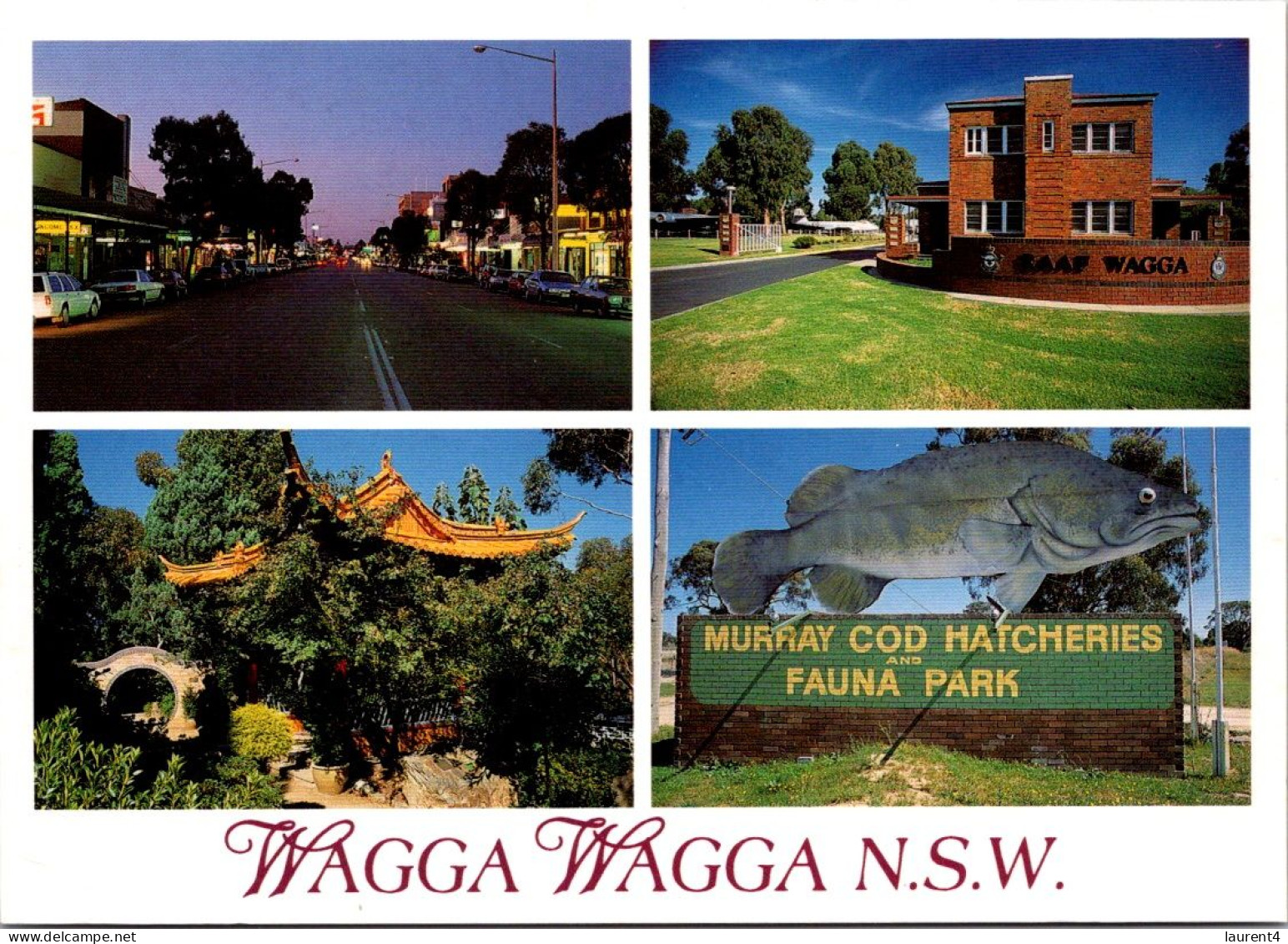 20-9-2023 (1 U 38) Australia - NSW - City Of Wagga Wagga (4 Views) X 2 Postcards - Wagga Wagga