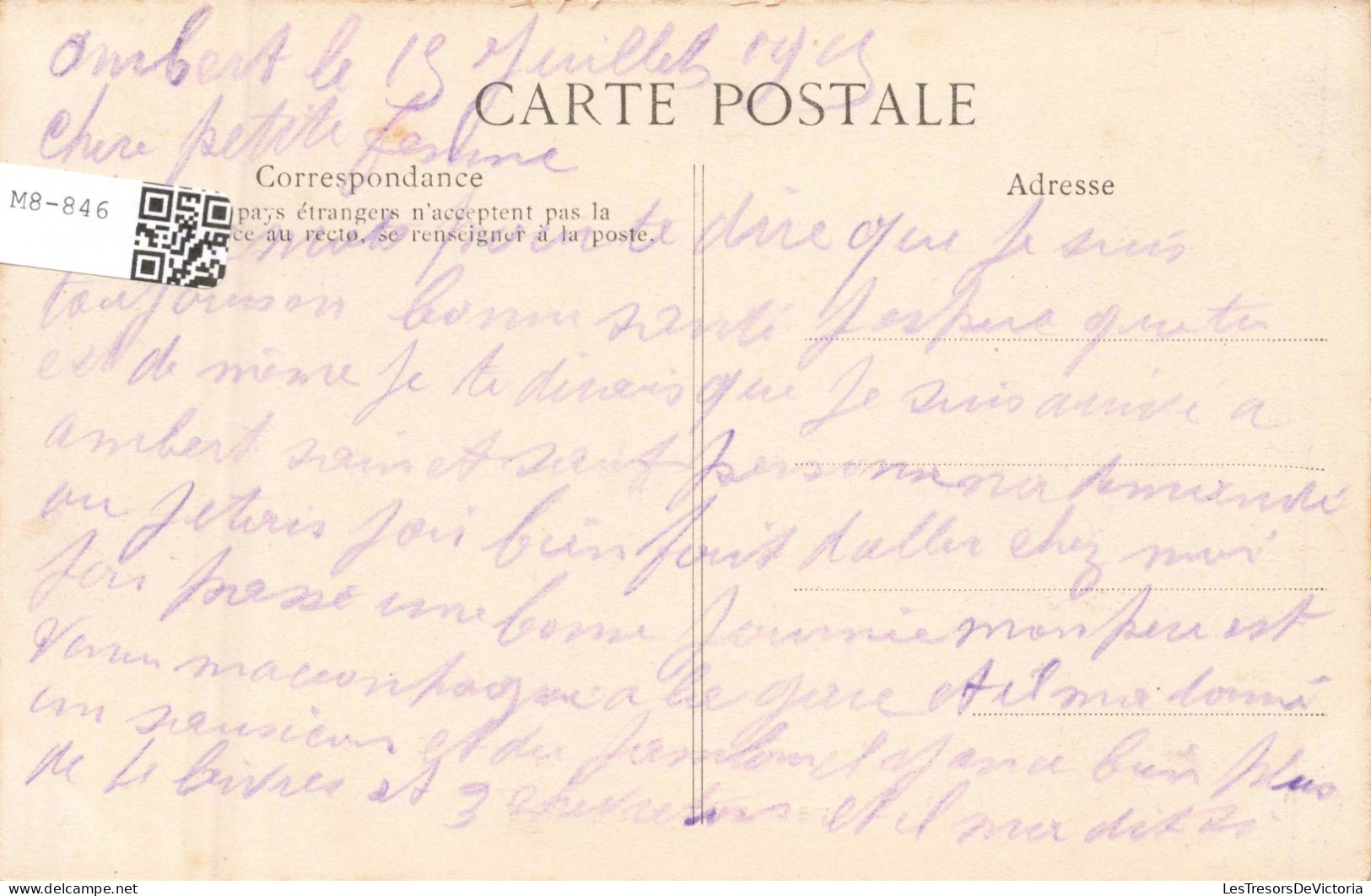FRANCE - L’Auvergne Pittoresque  - Job - Vue Générale - Carte Postale Ancienne - Ambert