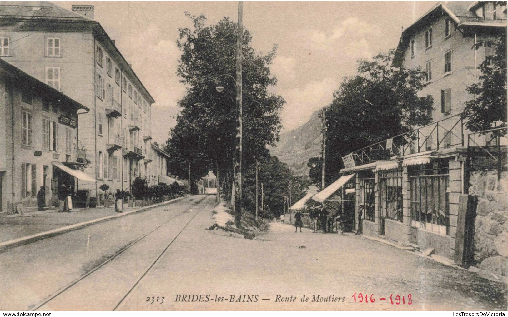 FRANCE - Brides Les Bains - Route De Moutiers - Carte Postale Ancienne - Brides Les Bains