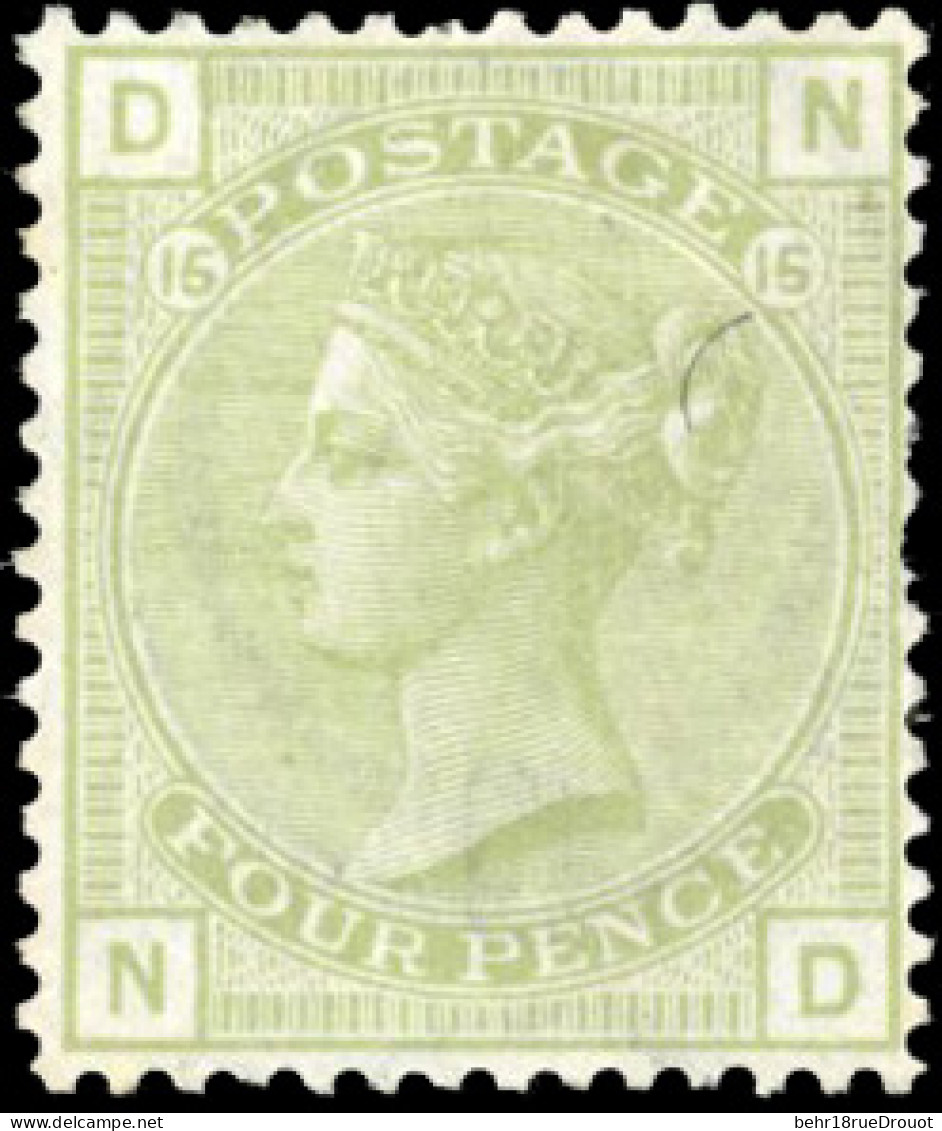 * SG#153 - 4p. Sage-green. Plate 15. Light Corner Crease Top Left But Very Fine Copy. RPSL Certificate. - Sonstige & Ohne Zuordnung