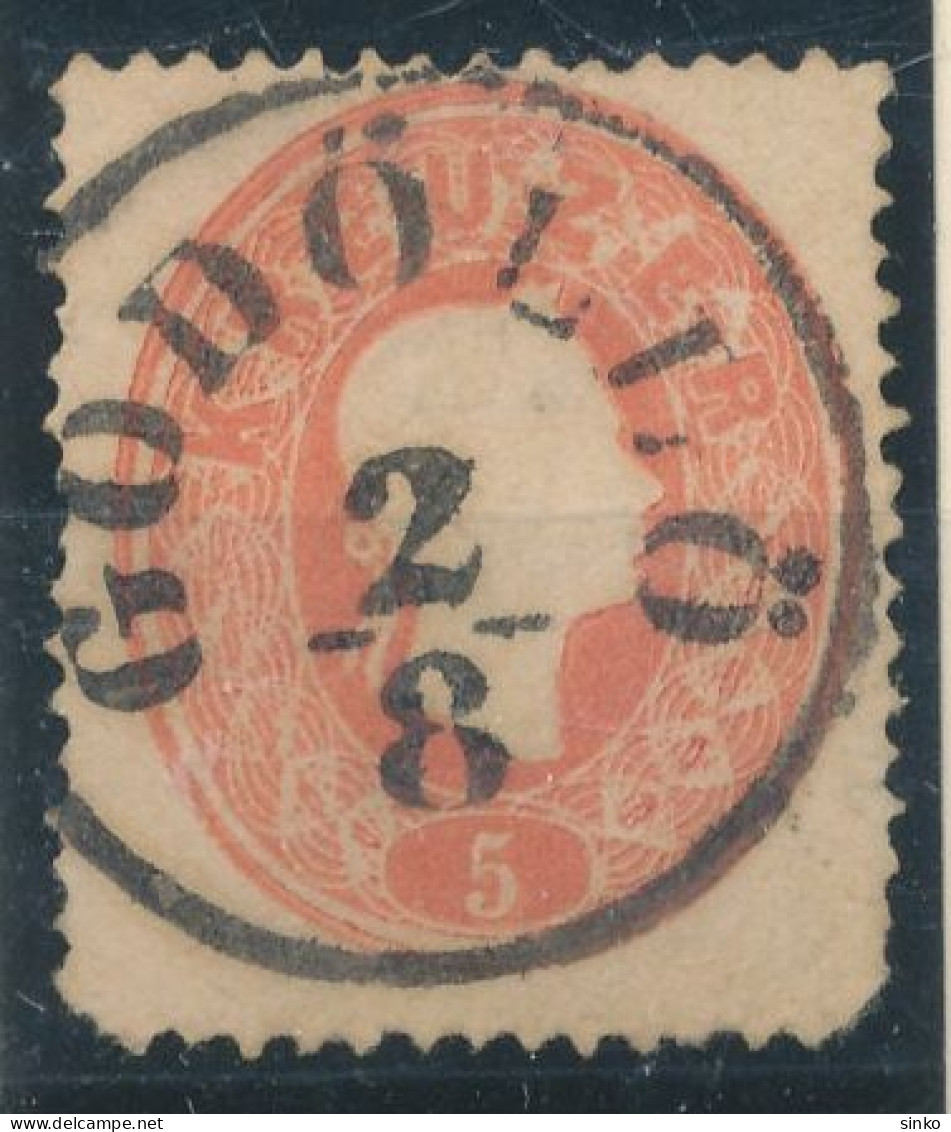 1861. Typography With Embossed Printing 5kr, GODOLLO - ...-1867 Prephilately