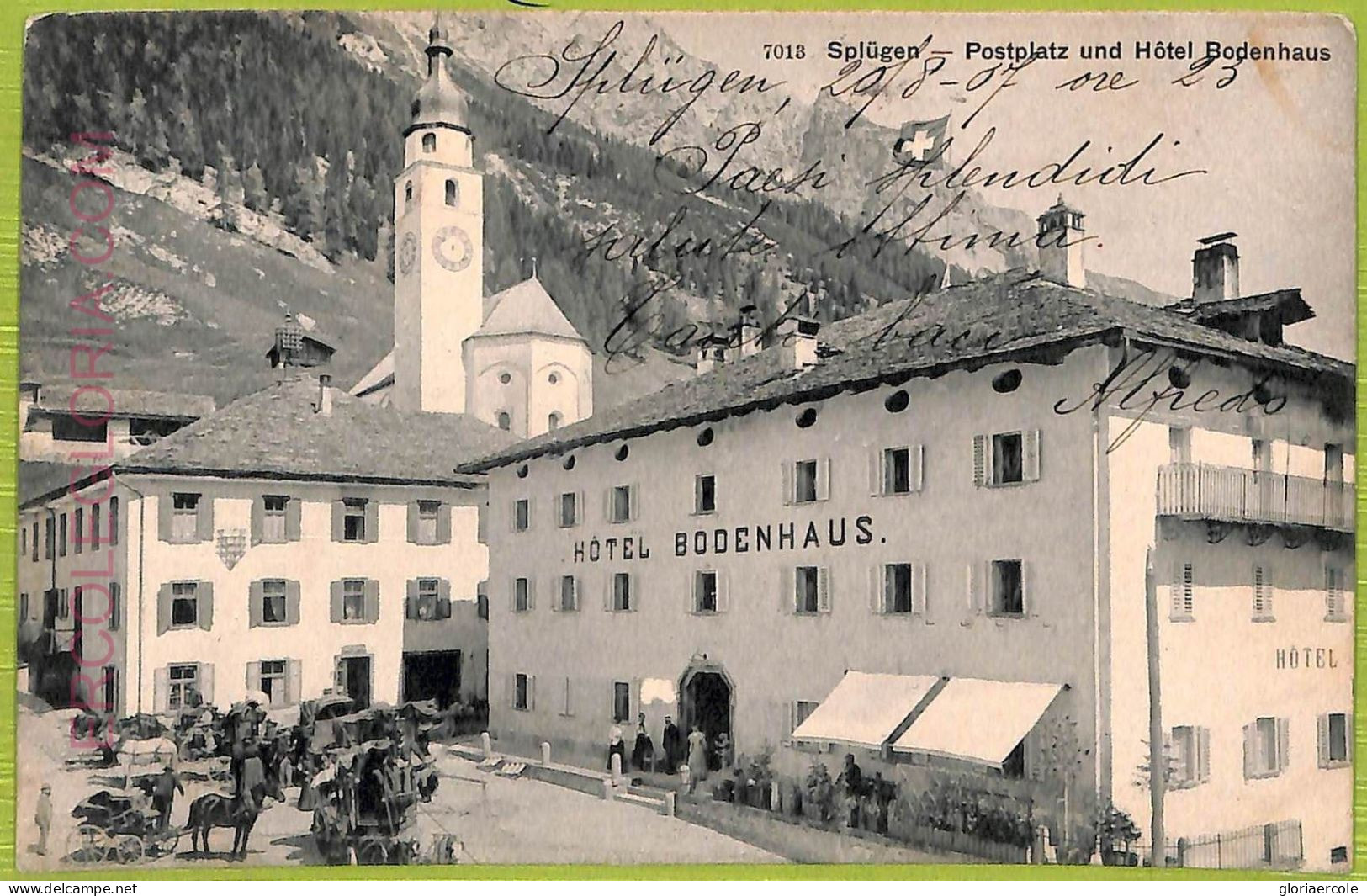 Ad6692 - SWITZERLAND Schweitz - Ansichtskarten VINTAGE POSTCARD - Splugen - 1907 - Splügen