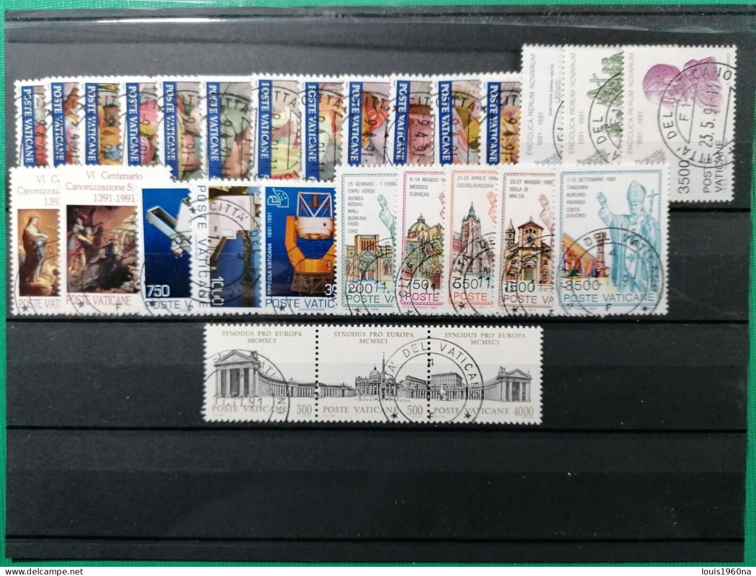 Città Del Vaticano - Anno 1991 Annullato Con Gomma - Used Stamps