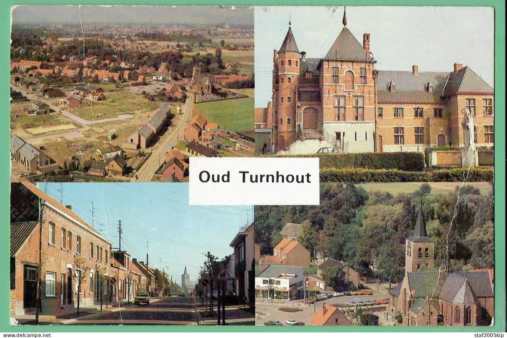 Oud Turnhout - 4 Zichten Kaart - Oud-Turnhout
