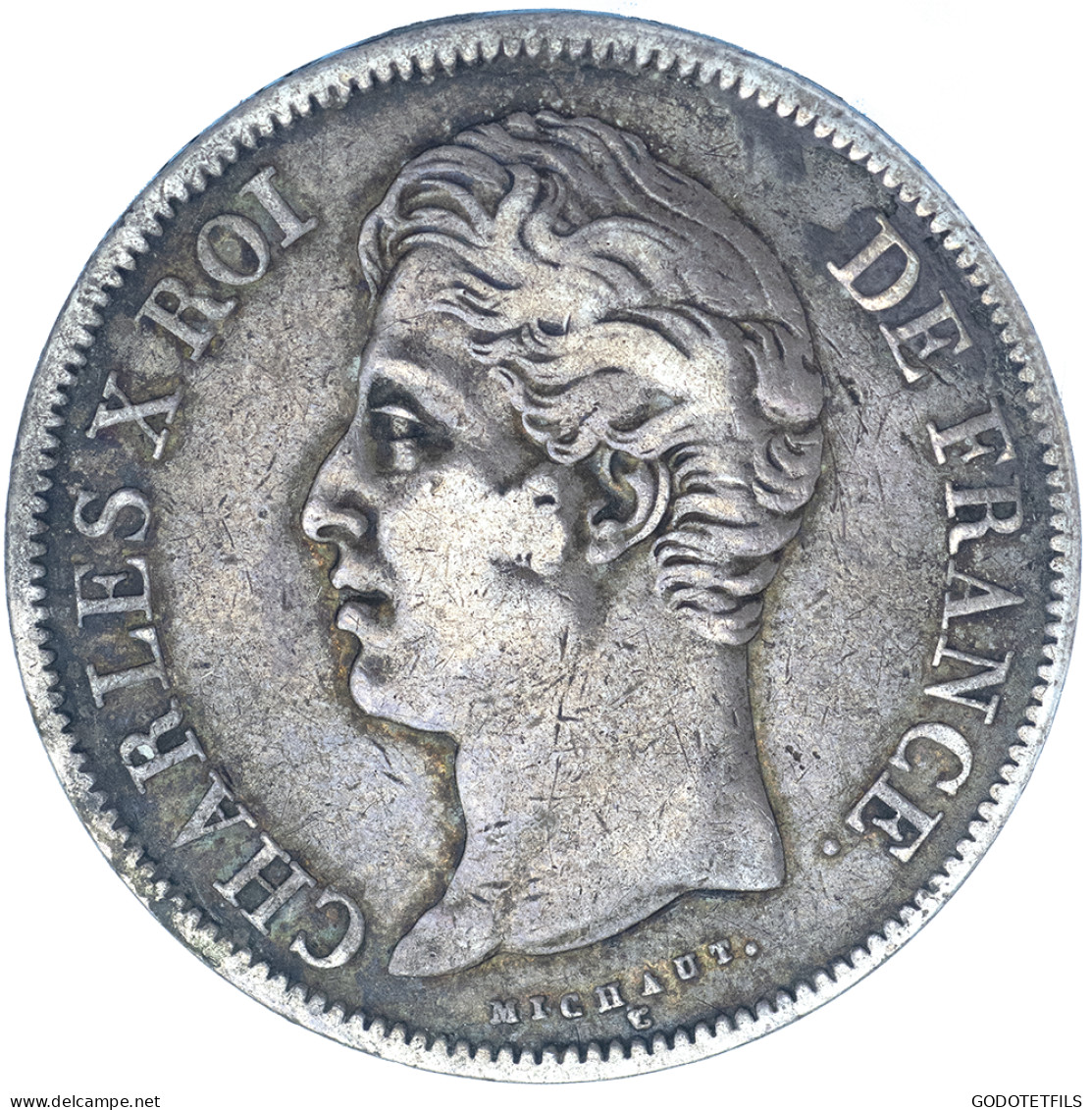 Charles X-5 Francs 1828 Rouen - 5 Francs