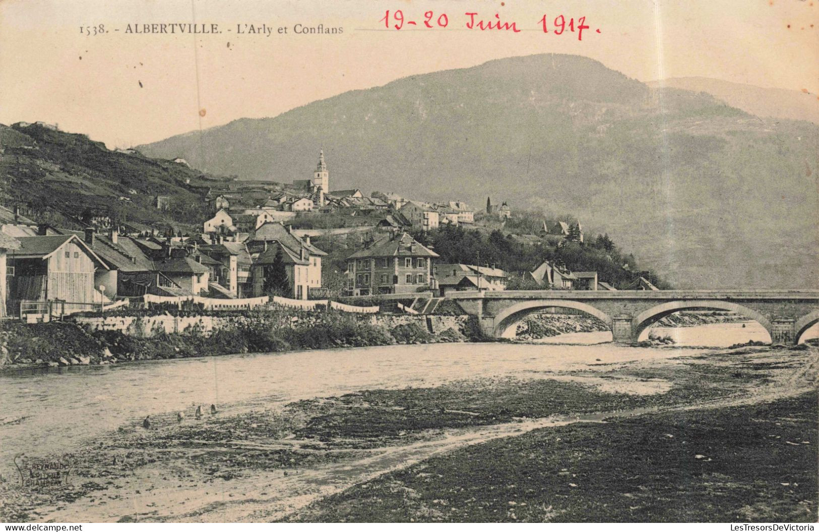 FRANCE - Albertville - L'Arly Et Conflans - Carte Postale Ancienne - Albertville