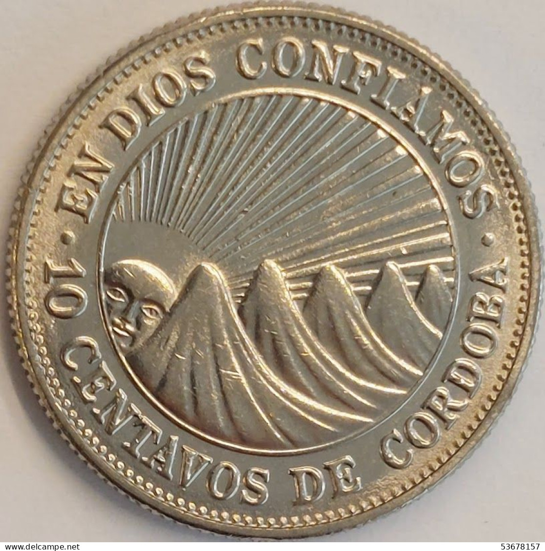 Nicaragua - 10 Centavos 1972, KM# 17.2a (#2695) - Nicaragua