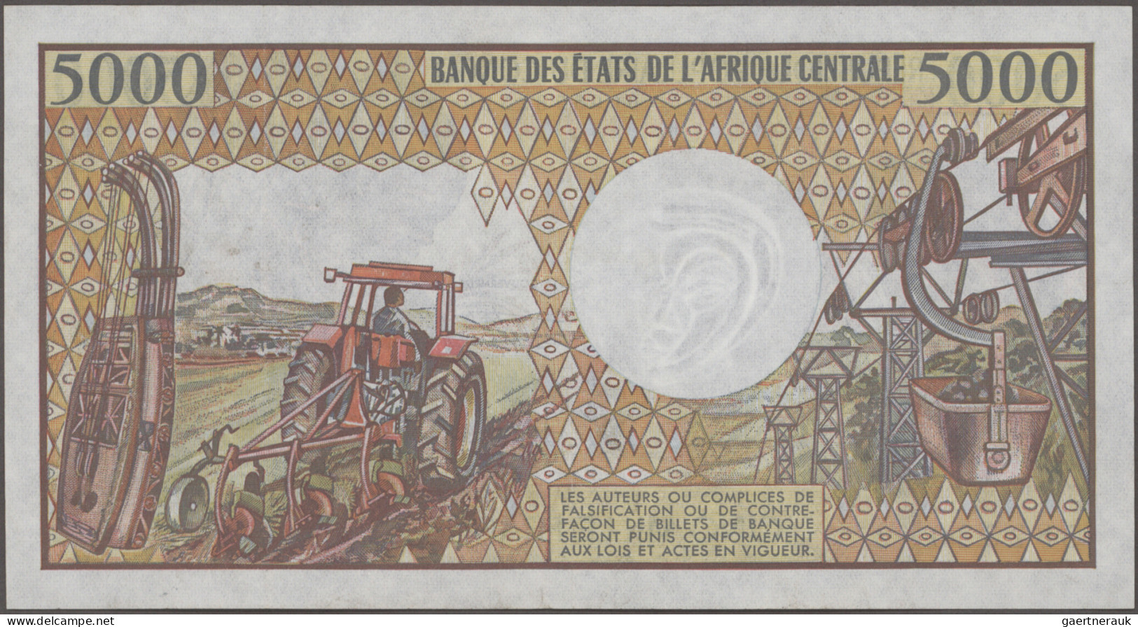 Congo: Republique Populaire Du Congo, Lot With 5 Banknotes 1978-1991 Series, Inc - Unclassified