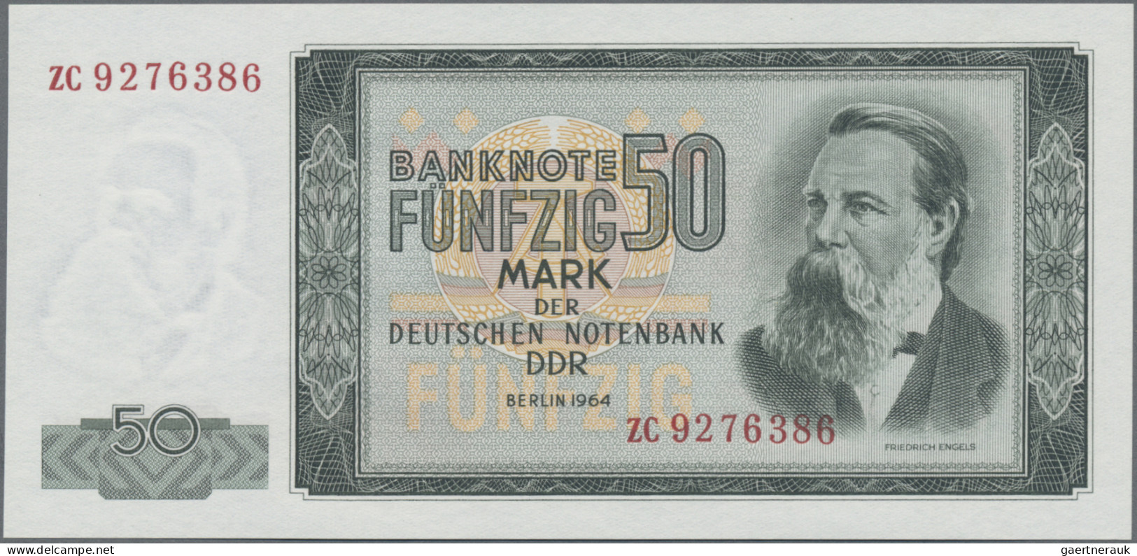 Deutschland - DDR: Deutsche Notenbank Der DDR, 1964, Lot Mit 6 Banknoten, Dabei - Sonstige & Ohne Zuordnung