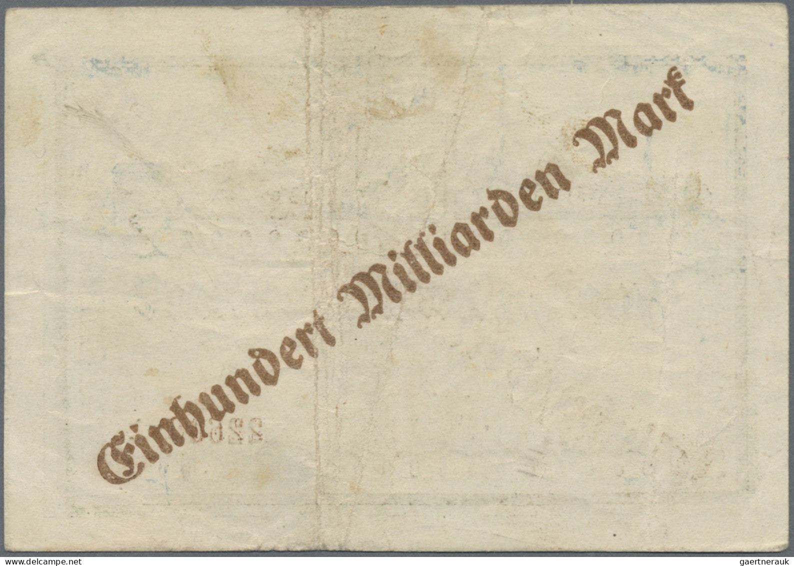 Deutschland - Notgeld - Bayern: Bayreuth, Stadt, 1 Mio. Mark, 17.8.1923, Erh. II