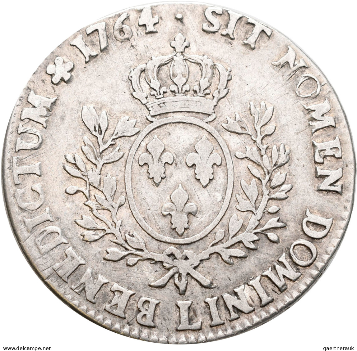 Frankreich: Louis XV. 1715-1774: Ecu 1764 L, Bayonne. 28,91 G. KM# 512.12, Gadou - Other & Unclassified