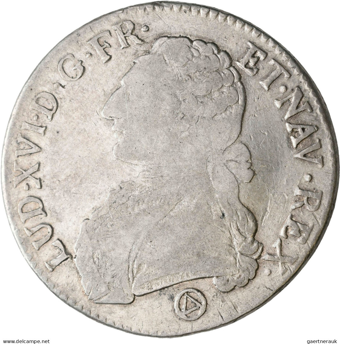 Frankreich: Louis XVI. 1774-1793: Ecu 1776 Q, Perpignan. 28,88 G. KM# 564.13. To - Sonstige & Ohne Zuordnung