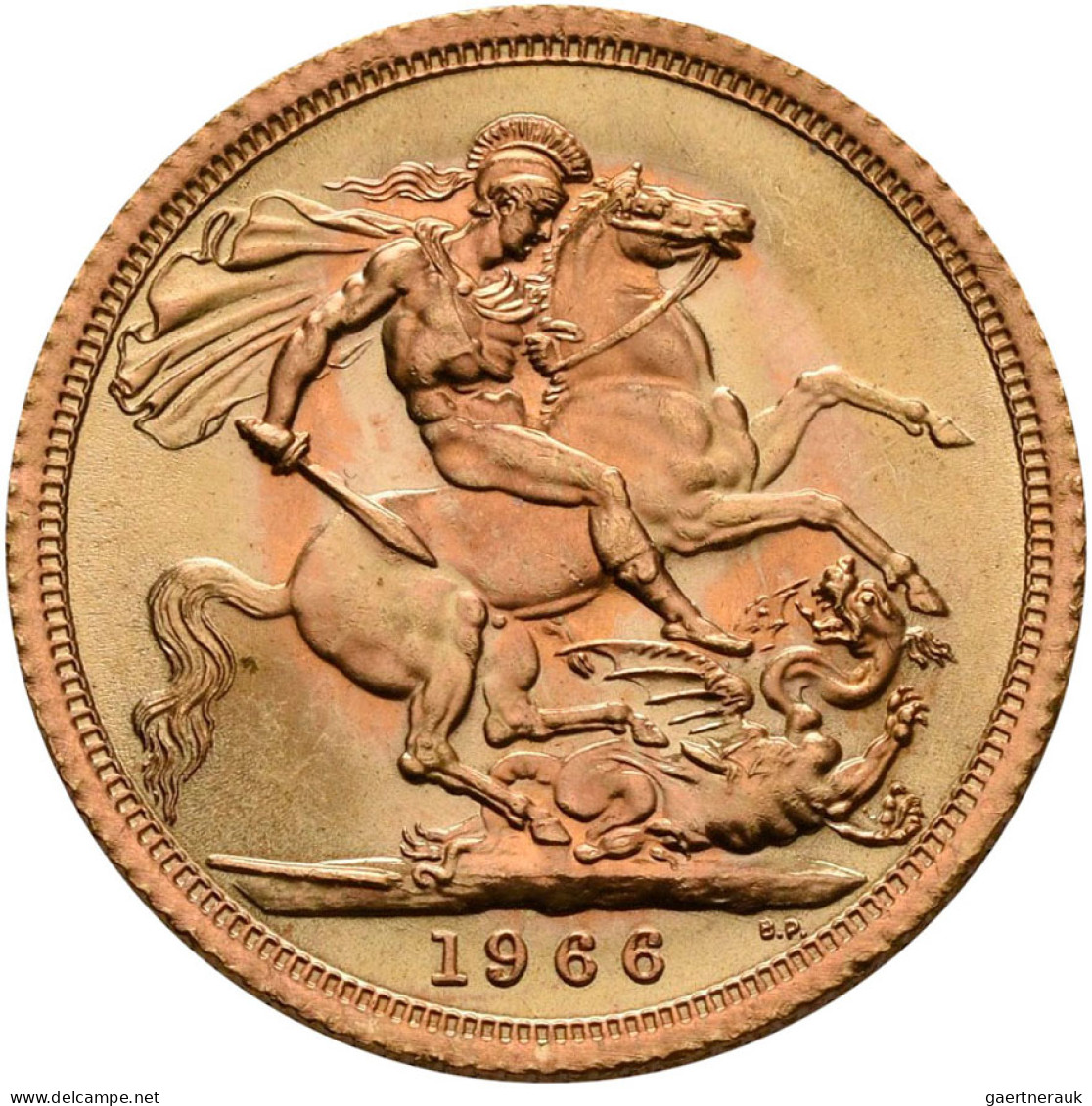 Großbritannien - Anlagegold: Elizabeth II. 1952-2022: 2 X Sovereign 1966, KM# 90 - Other & Unclassified