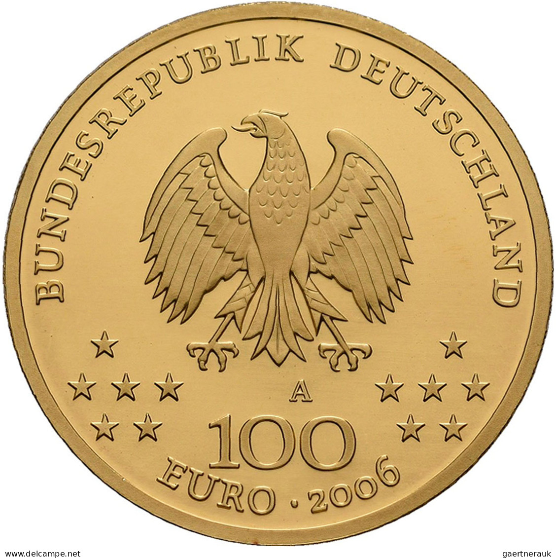 Deutschland - Anlagegold: 5 X 100 Euro 2006 Klassisches Weimar (komplette Serie - Germany