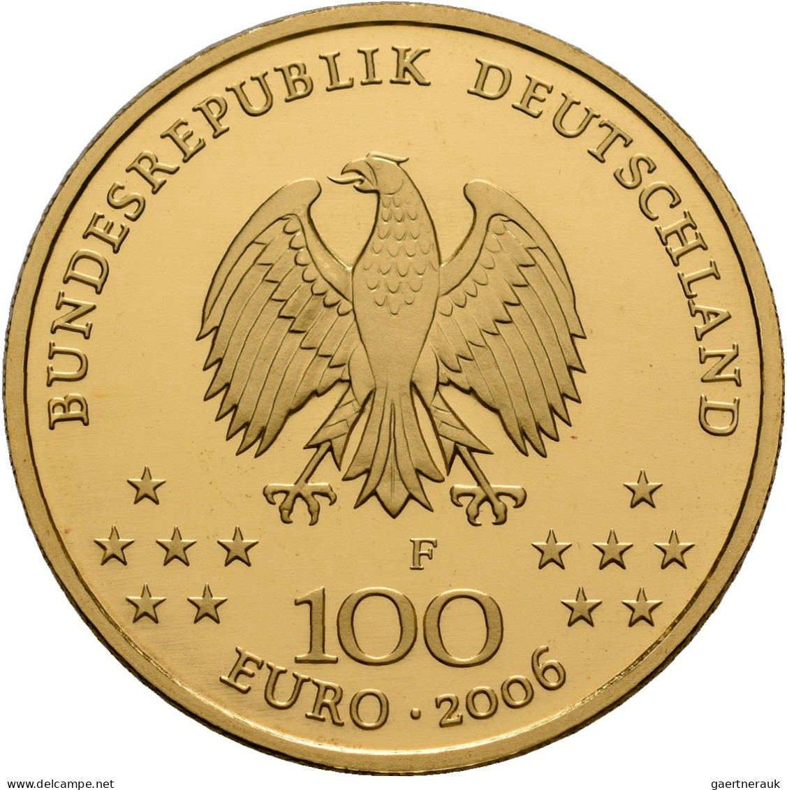 Deutschland - Anlagegold: 5 X 100 Euro 2006 Klassisches Weimar (komplette Serie - Deutschland