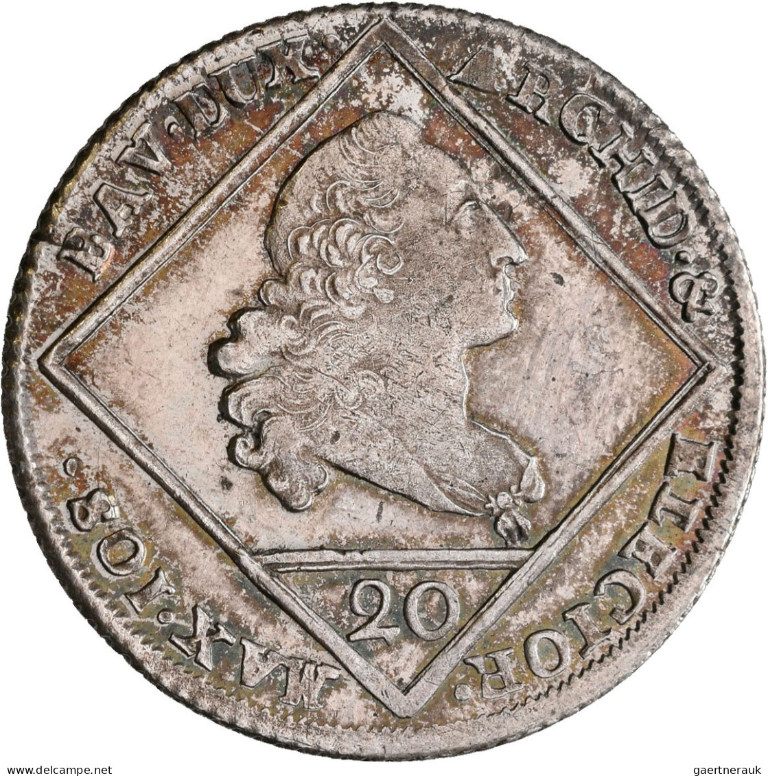 Altdeutschland Und RDR Bis 1800: Bayern, Maximilian III. Joseph 1745-1777: 20 Kr - Sonstige & Ohne Zuordnung