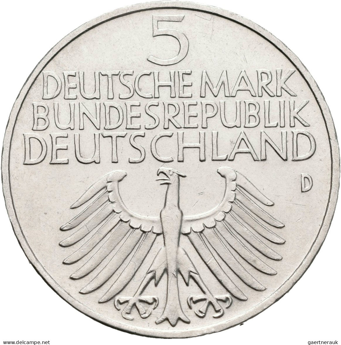 Bundesrepublik Deutschland 1948-2001: Die Ersten Fünf. Von 5 DM Germanisches Mus - Other & Unclassified