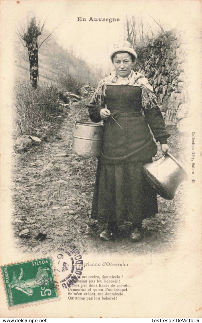 FRANCE - L'Auvergne  -  Lo Marianno D'Ouvernho - Carte Postale Ancienne - Auvergne Types D'Auvergne