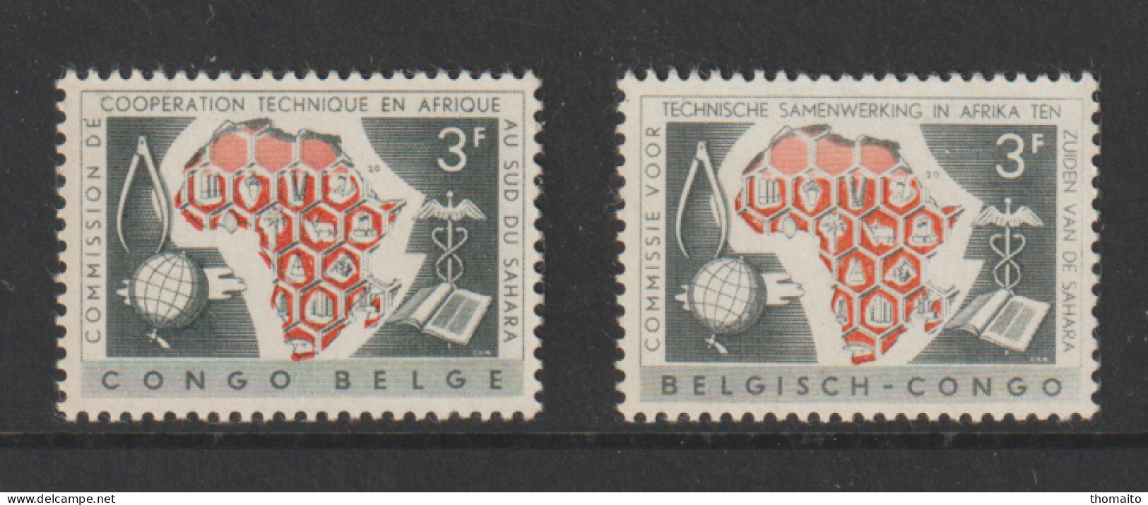 Belgisch Congo Belge - 1960 - OBP/COB 365-366  - MNH/**/NSC - Unused Stamps