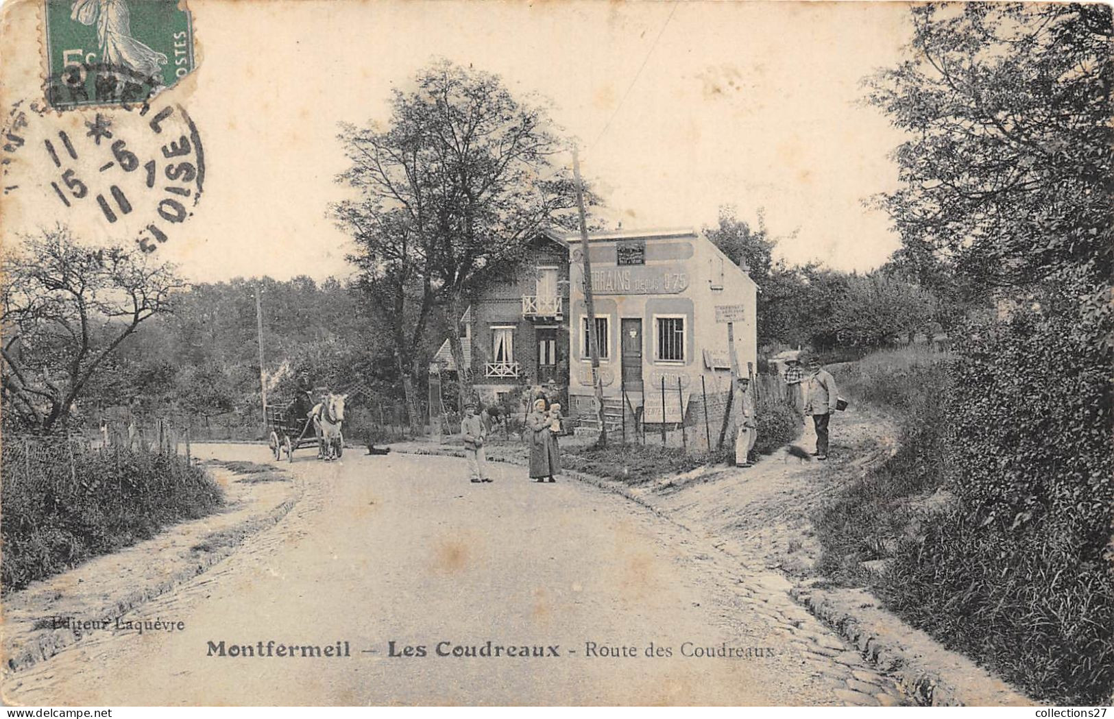 93-MONTREUIL-LES-COUDREAUX- ROUTE DES COUDREAUX - Montfermeil