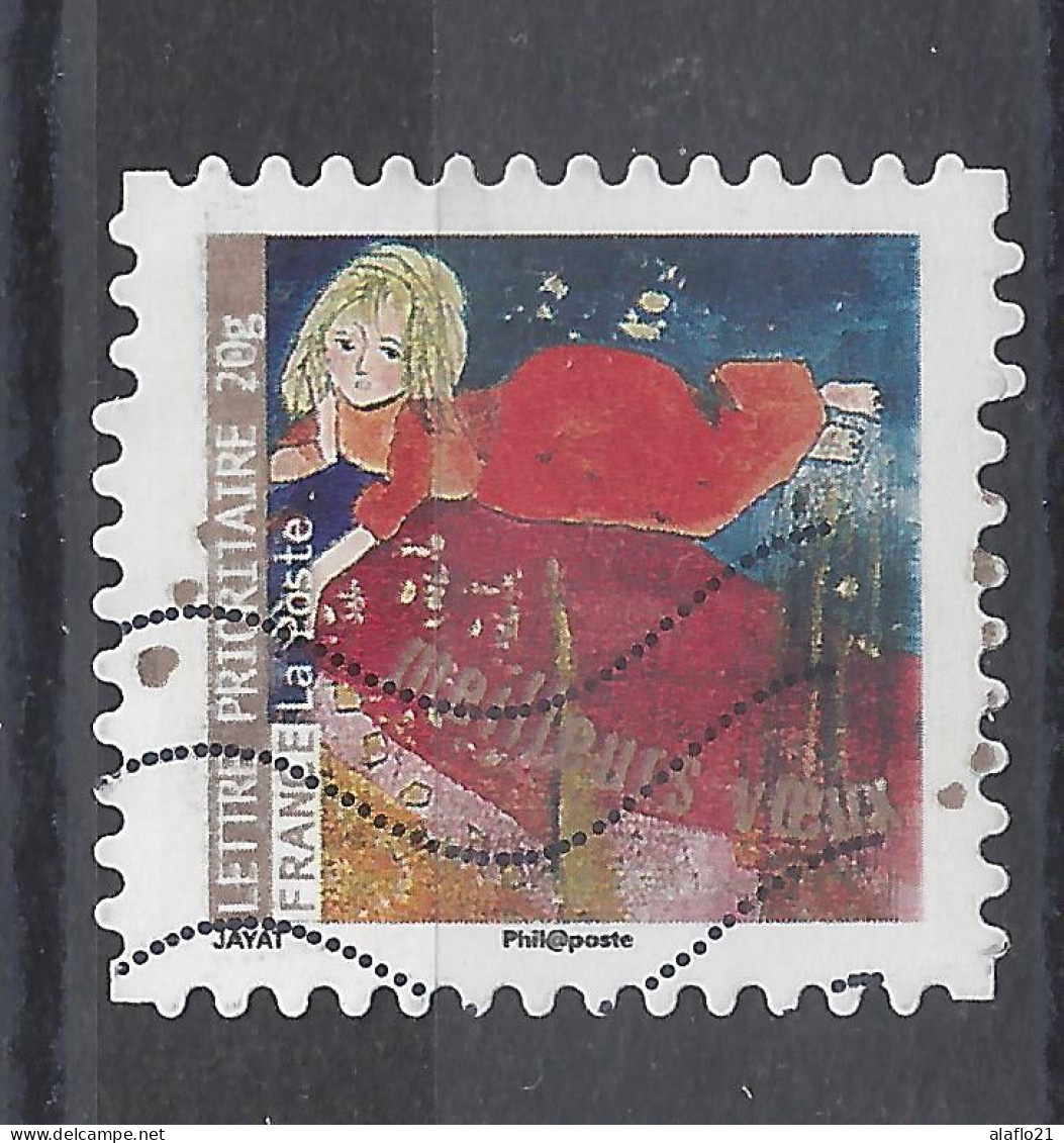 AUTOADHESIF N° 375 - VARIETE PIQUAGE DECALE - Oblitéré - Used Stamps