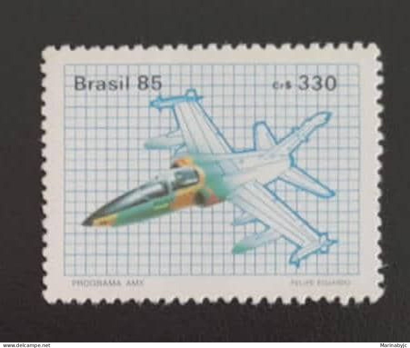 SD)1985. BRAZIL. PLANE. MNH - Collections, Lots & Series