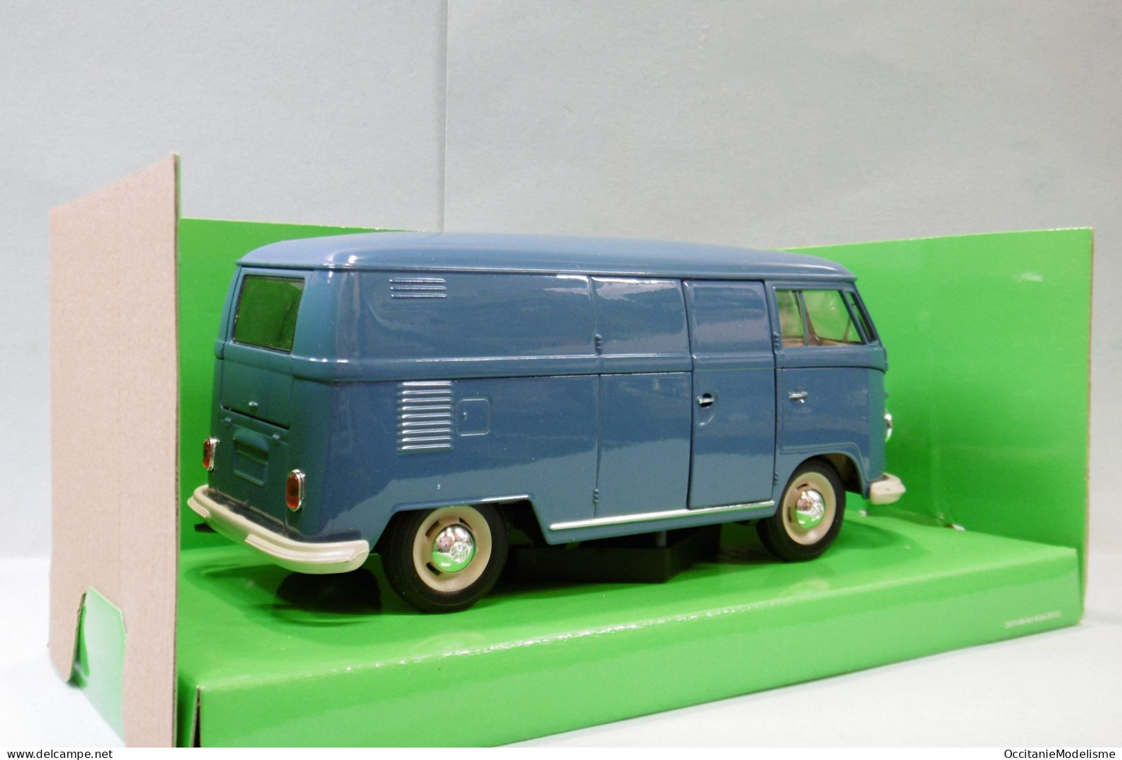 Welly Nex - VW VOLKSWAGEN T1 BUS 1963 Bleu Réf. 22095PV-W Neuf NBO 1/24 - Welly