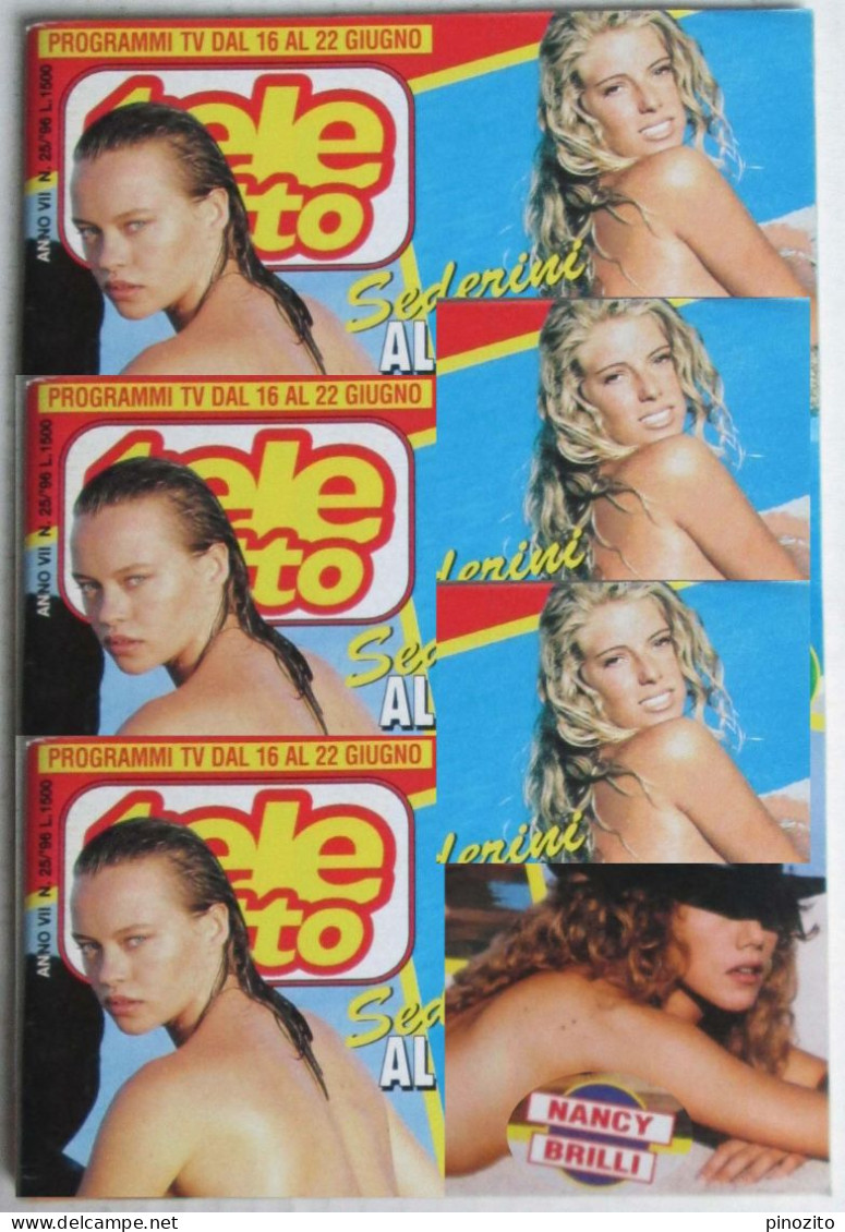 TELETUTTO 25 1996 Anna Falchi Alessia Marcuzzi Nancy Brilli Natasha Hovey Michela Miti - TV