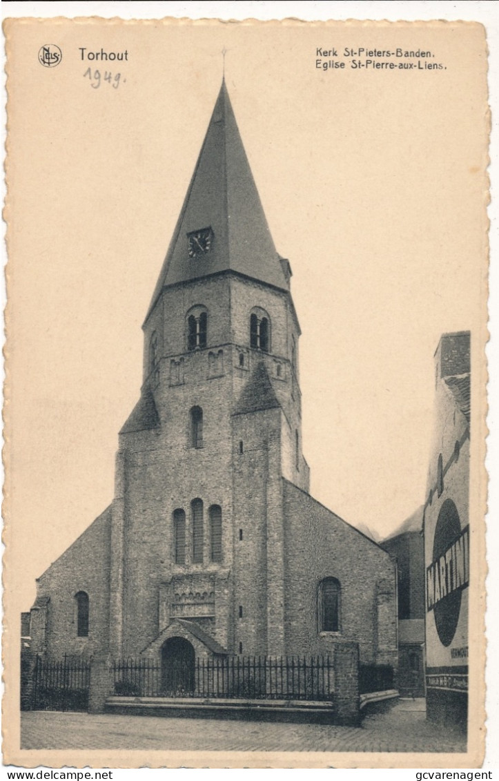 TORHOUT  KERK ST PIETERS BANDEN      2 SCANS - Torhout