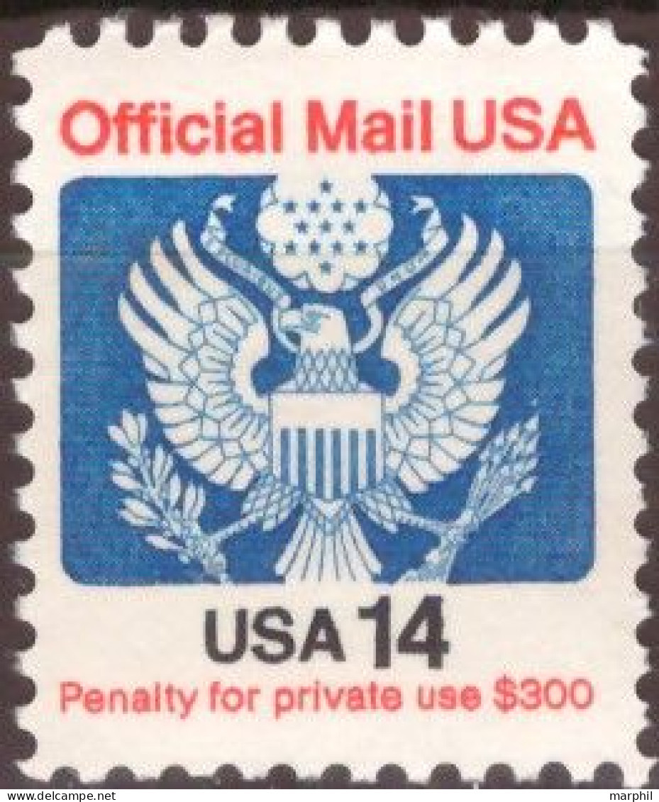 Stati Uniti Servizi 1995 UnN°108 USA 14c. MNH/** - Ruedecillas