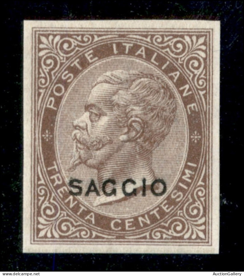 Regno - Vittorio Emanuele II - 1863 - De La Rue - 30 Cent (L19) - Gomma Integra (390) - Otros & Sin Clasificación