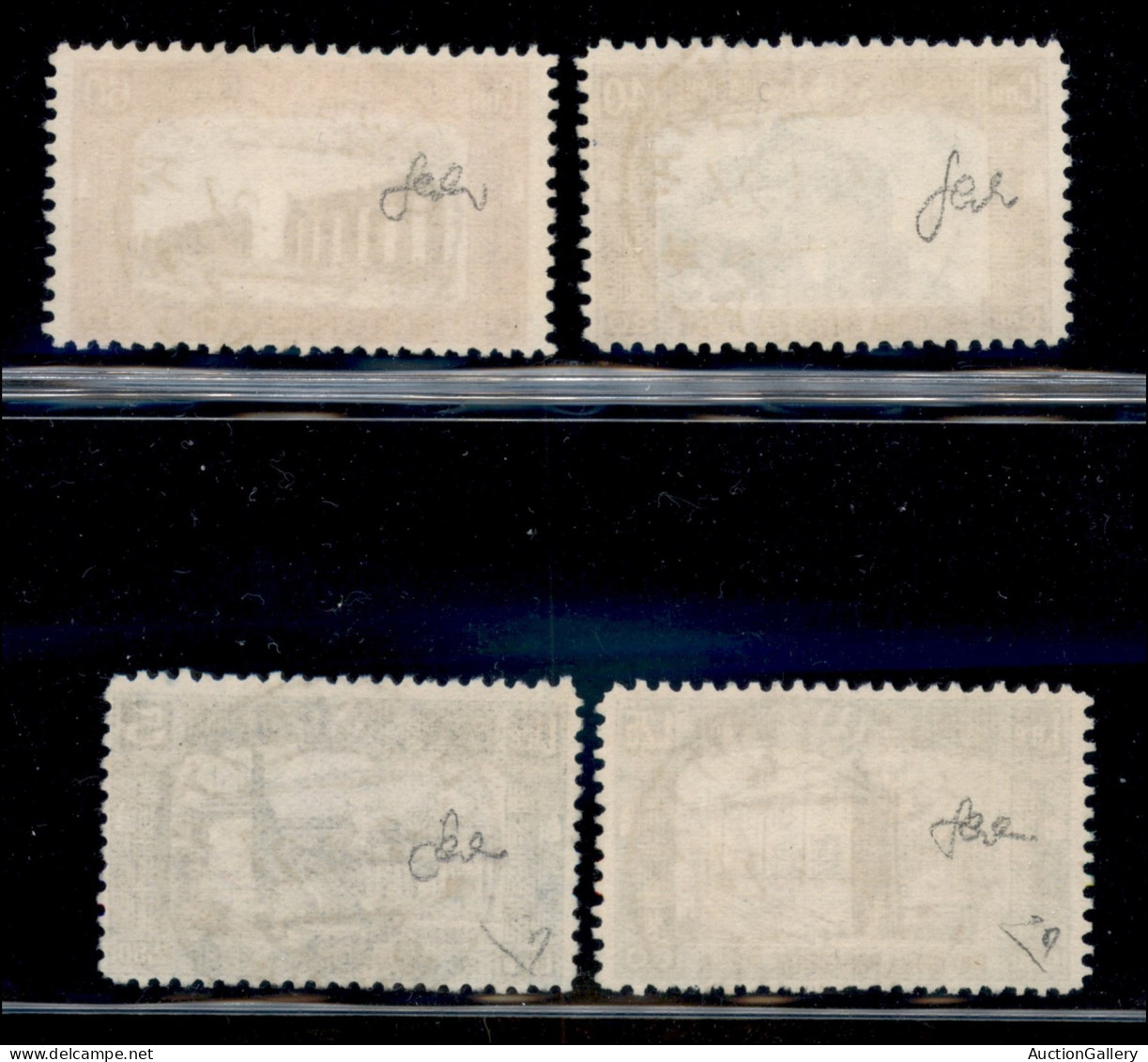 Regno - Vittorio Emanuele III - 1926 - Milizia (206/209) - Serie Completa - 4 Valori Usati - E. Diena + Cert. Cilio - Other & Unclassified