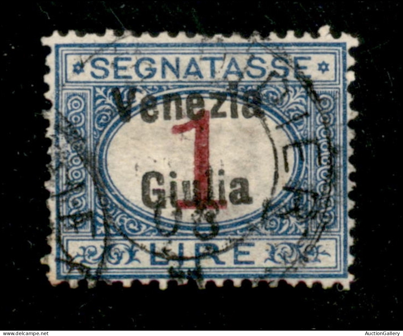 Occupazioni I Guerra Mondiale - Venezia Giulia - 1919 - 1 Lira (7) Usato - Ottimamente Centrato (1.200+) - Otros & Sin Clasificación