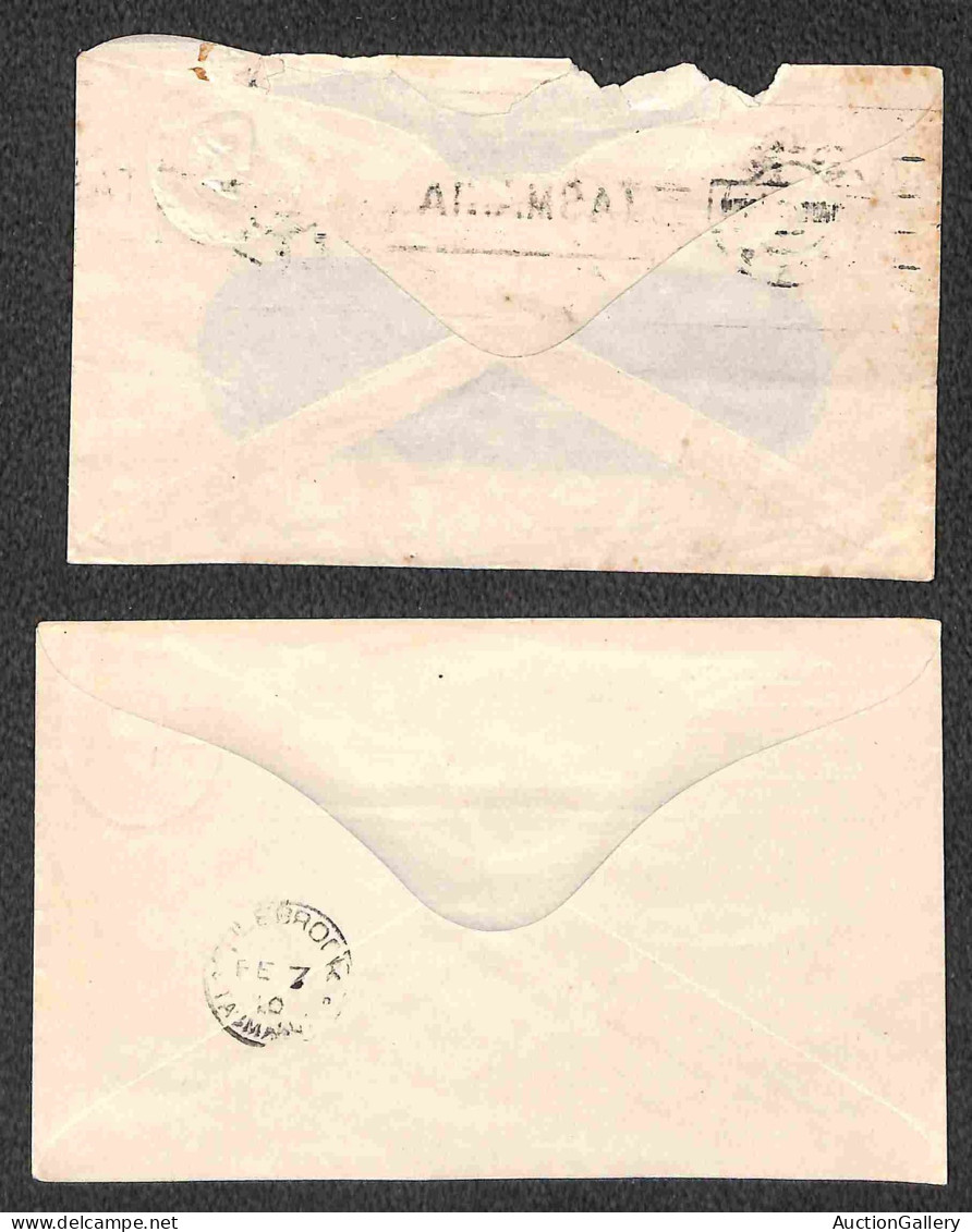 Oltremare - Australia - Tasmania - Hobart - 1906/1908 - Quattro Buste Postali Da 1 Penny Usate - Otros & Sin Clasificación