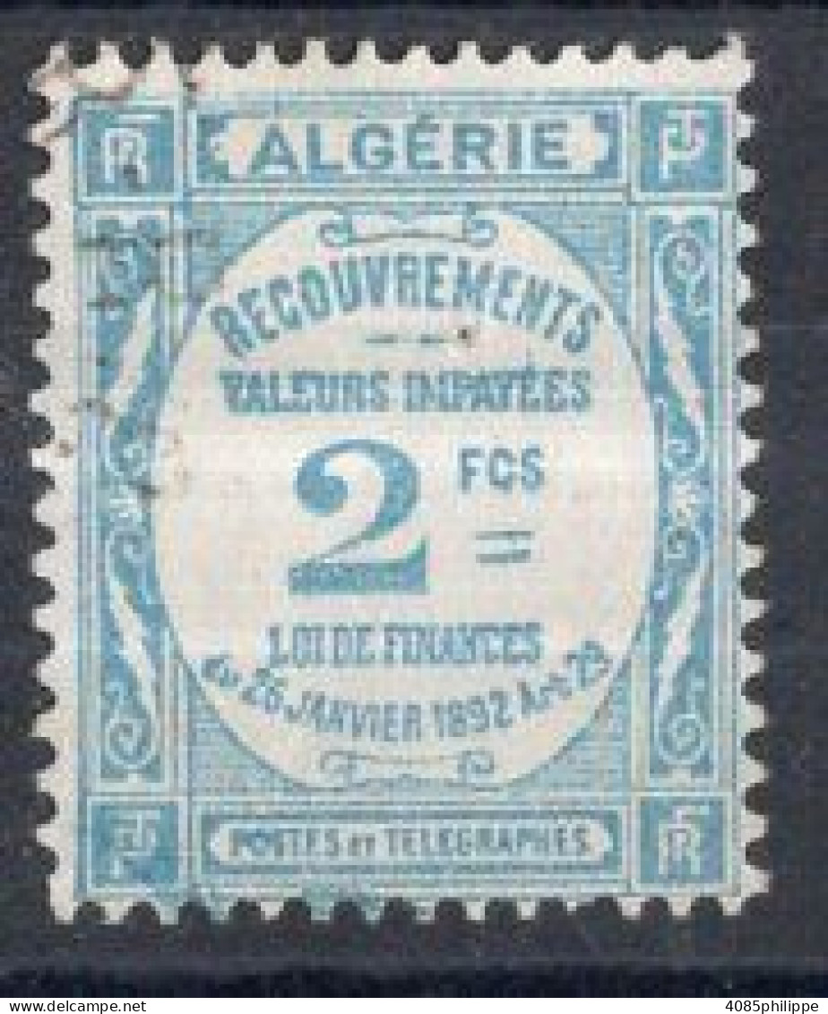 ALGERIE Timbre Taxe N°20 Oblitéré TB Cote 2€25 - Timbres-taxe