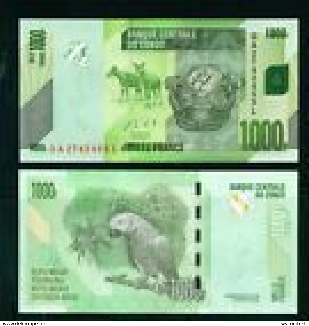 CONGO DR  -  2013 1000 Francs UNC  Banknote - Democratic Republic Of The Congo & Zaire