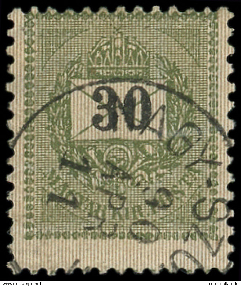 HONGRIE 33B : 30k. Vert-olive Et Bistre, Obl., TB - Other & Unclassified