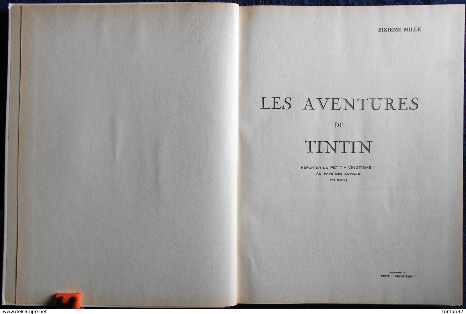 Les aventures de Tintin, reporter du petit Vingtième, aux pays des Soviets:  Reporter de 'Petit Vingtieme': 1