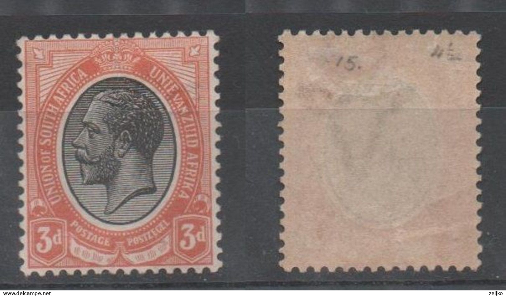 South Africa, MLH, 1913, Michel 7 - Ungebraucht