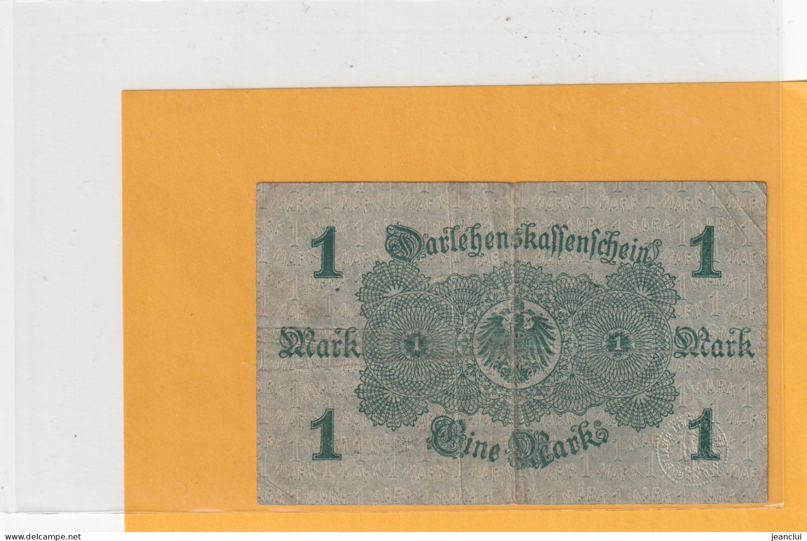 DARLEHENSKASSENSCHEINE  .  12-8-1914  .  1 MARK  N° 447.281980  .  2 SCANNES - Bundeskassenschein