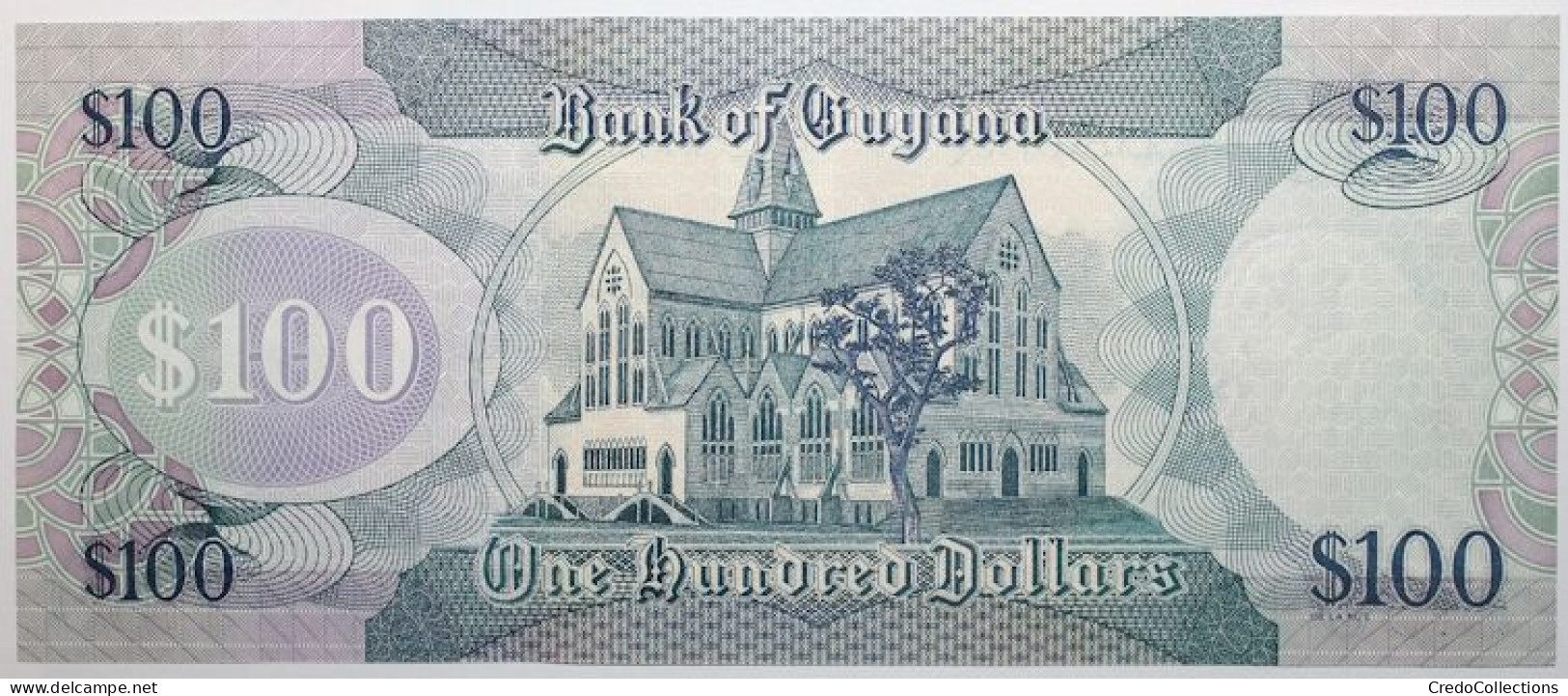 Guyana - 100 Dollars - 2009 - PICK 36b.1 - NEUF - Guyana