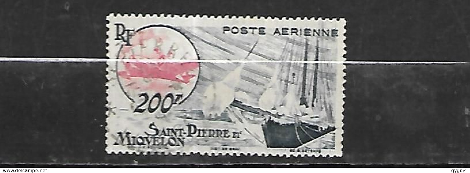 Saint Pierre Et Miquelon Poste Aérienne 1947 Cat YT N° 20 - Used Stamps