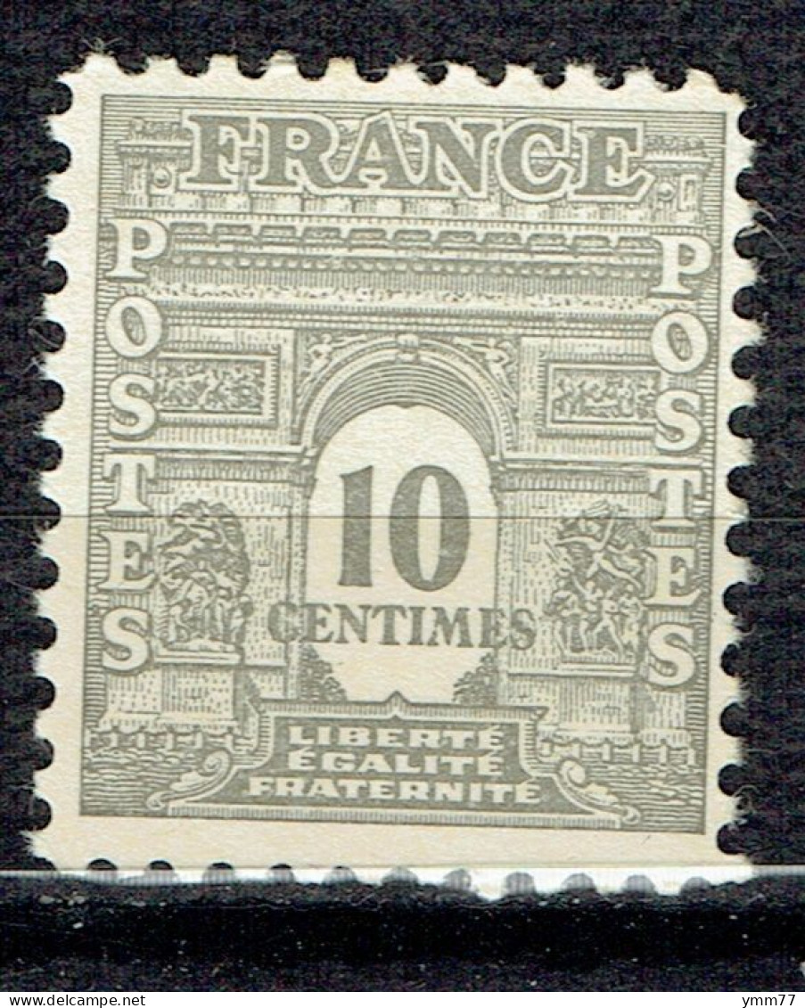 10 C Gris Arc De Triomphe - 1944-45 Triumphbogen