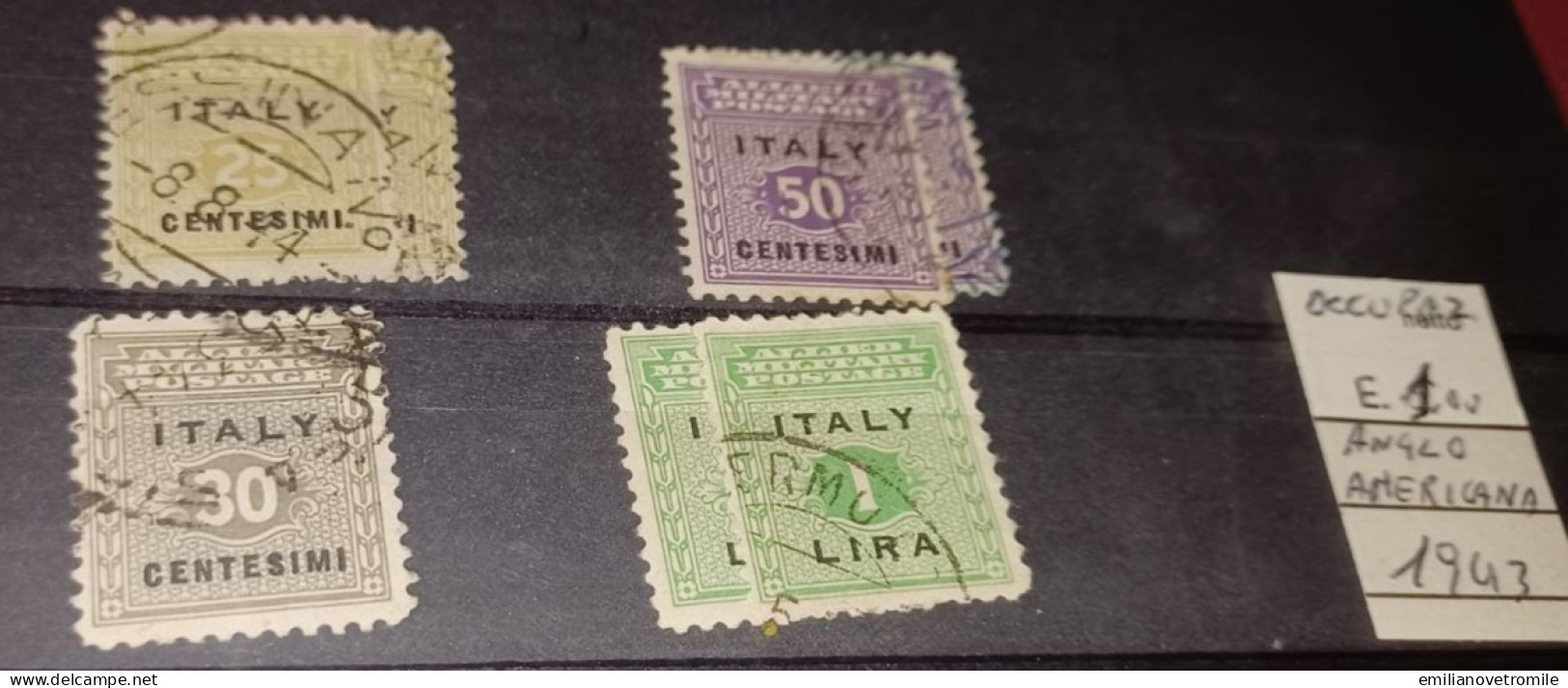 1943 FRANCOBOLLI Sicilia  -- Occupazione Anglo-Americana - Occ. Anglo-américaine: Sicile