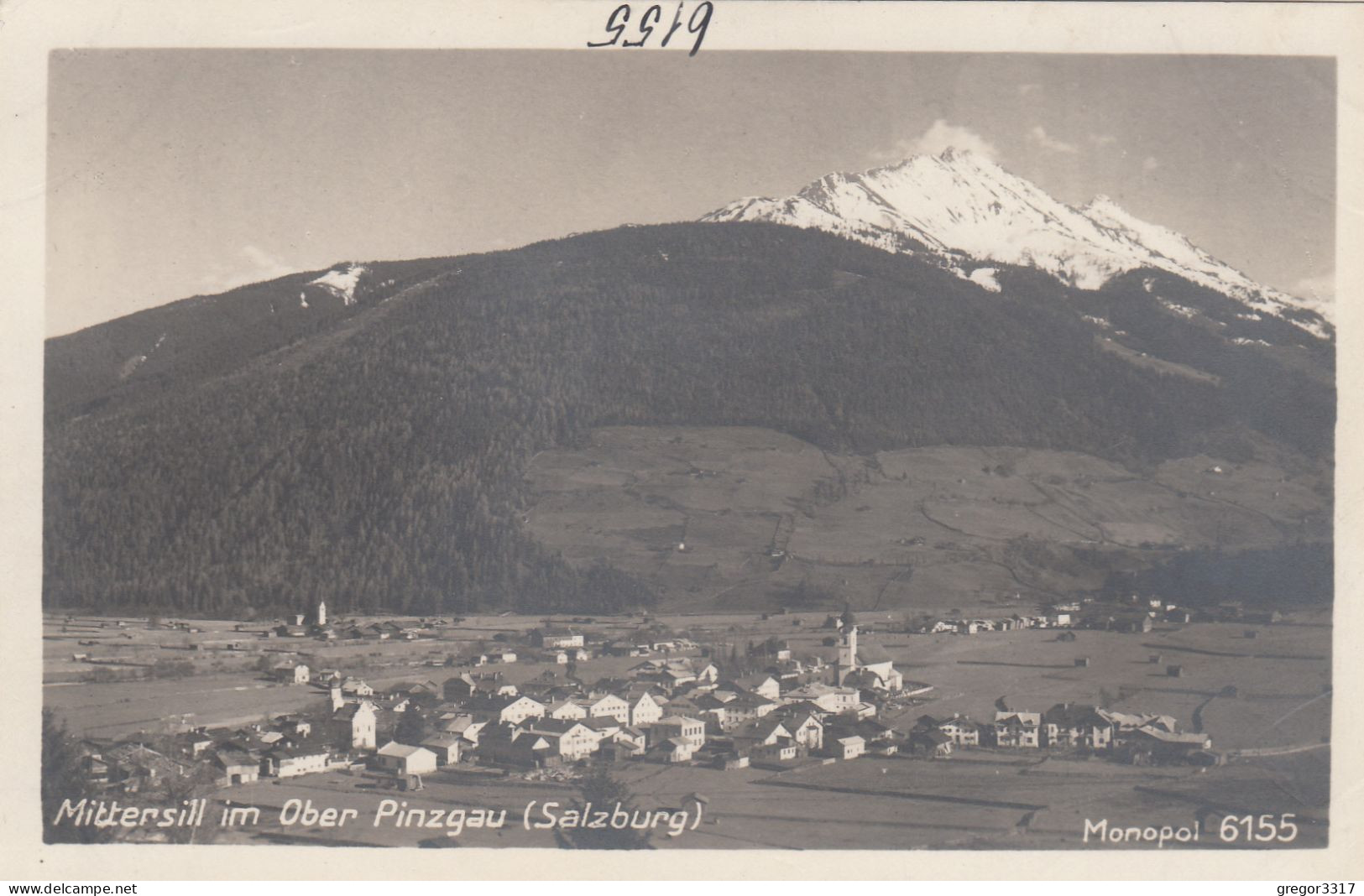 D5000) MITTERSILL Im Ober Pinzgau - Salzburg - Häuser Richtung Berge MONOPOL FOTO AK 6155 - Mittersill