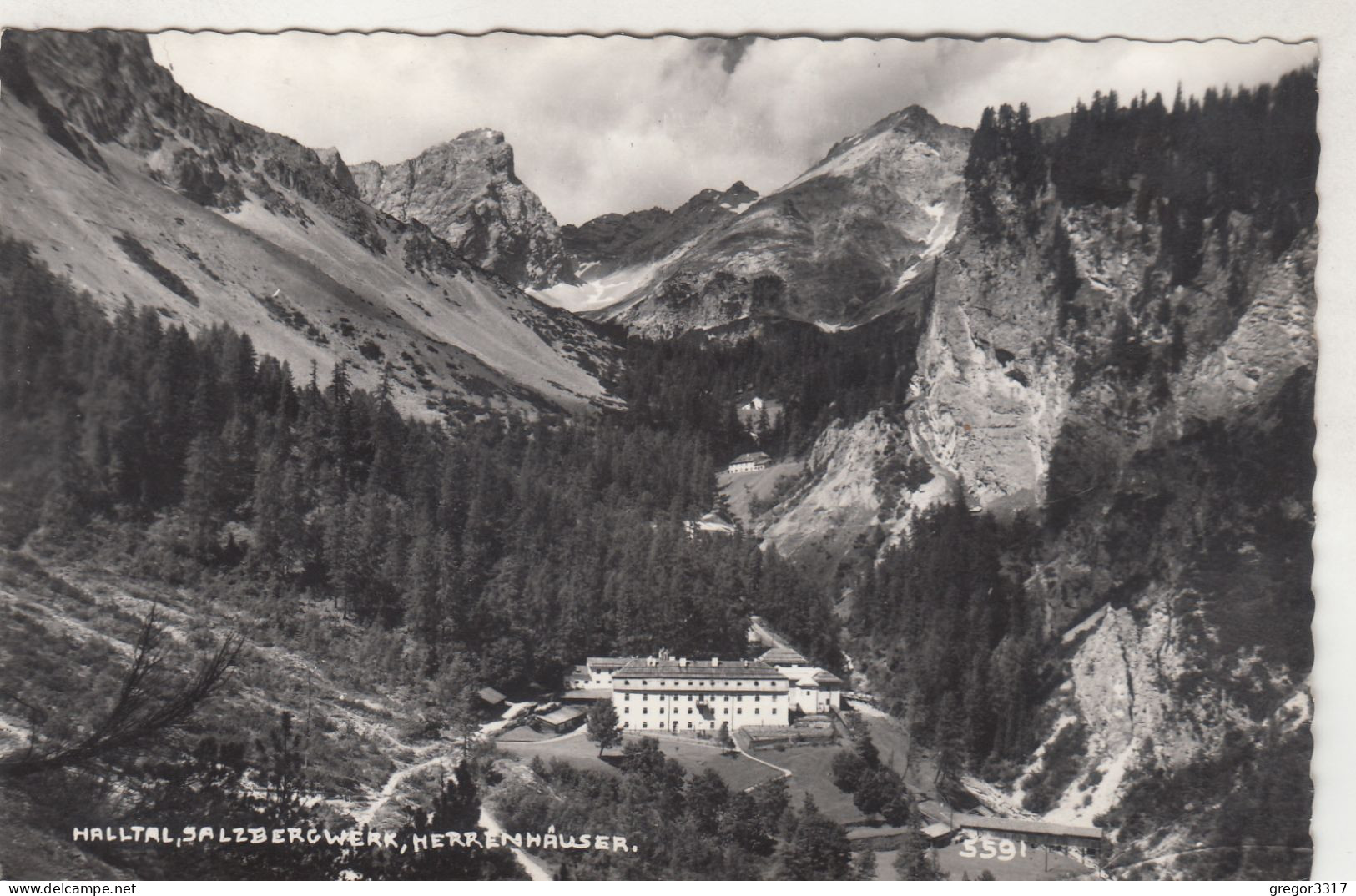 D5097) HALLTAL - Salzbergwerk - Herrenhäuser ALT !! Wattens Gel. - Hall In Tirol