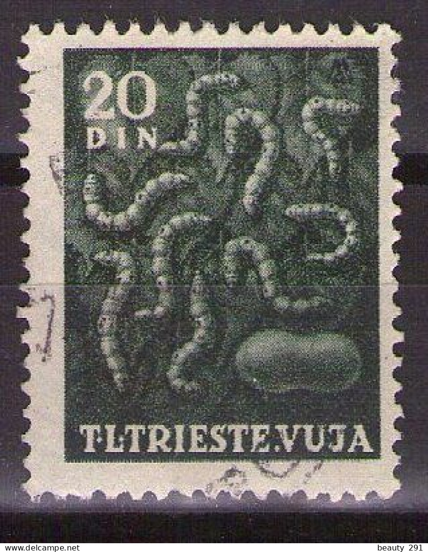 ITALIA - Trieste-Zona B - 1950 Mi  43 ANIMALS,ANIMALI DOMESTICI  - USED - Oblitérés