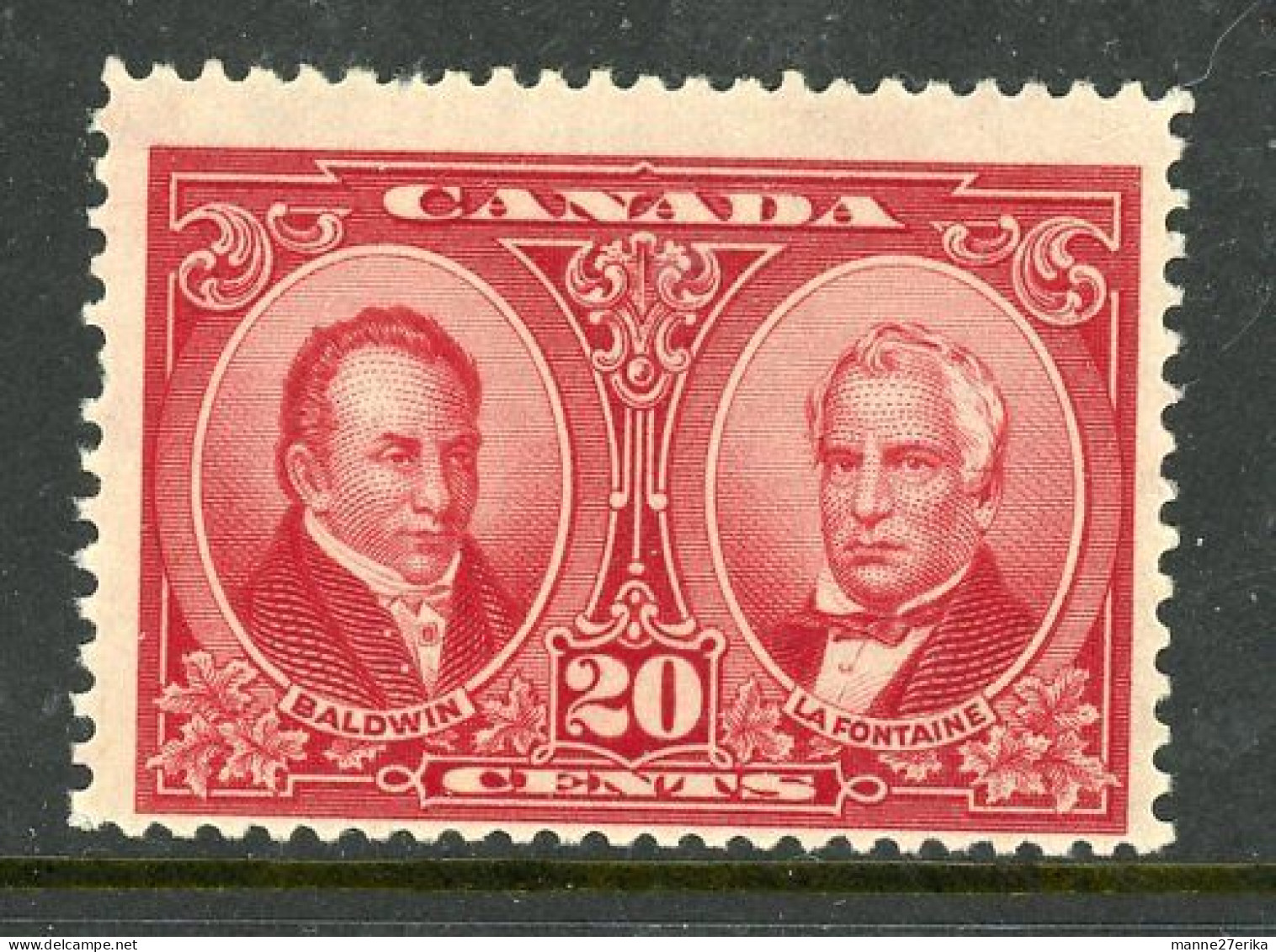 Canada MH 1927 Historical Issue "Baldwin And Lafontaine" - Andere & Zonder Classificatie